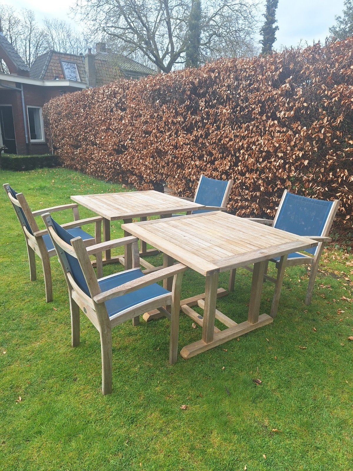 Teak&garden teakhouten tuinset., Ophalen