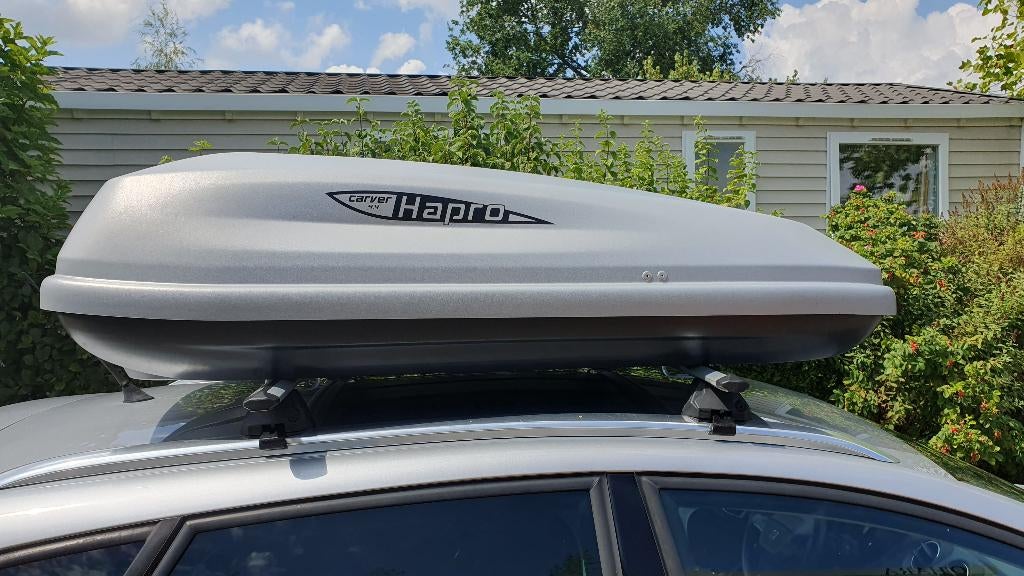 Dakkoffer te huur:  Hapro Carver 370 liter *ZGAN*, Auto diversen, Dakkoffers, Ophalen, Zo goed als nieuw