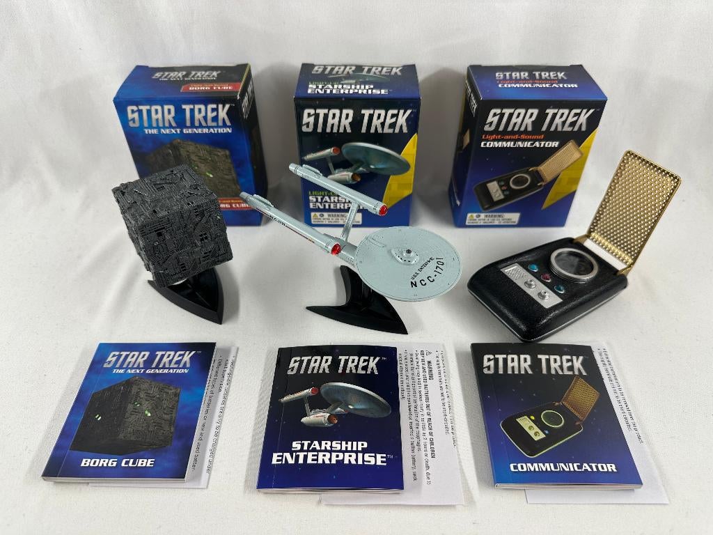 Star Trek RP Minis 3 stuks in doos, Actiefiguur of Pop, Onbekend, Zo goed als nieuw, Film
