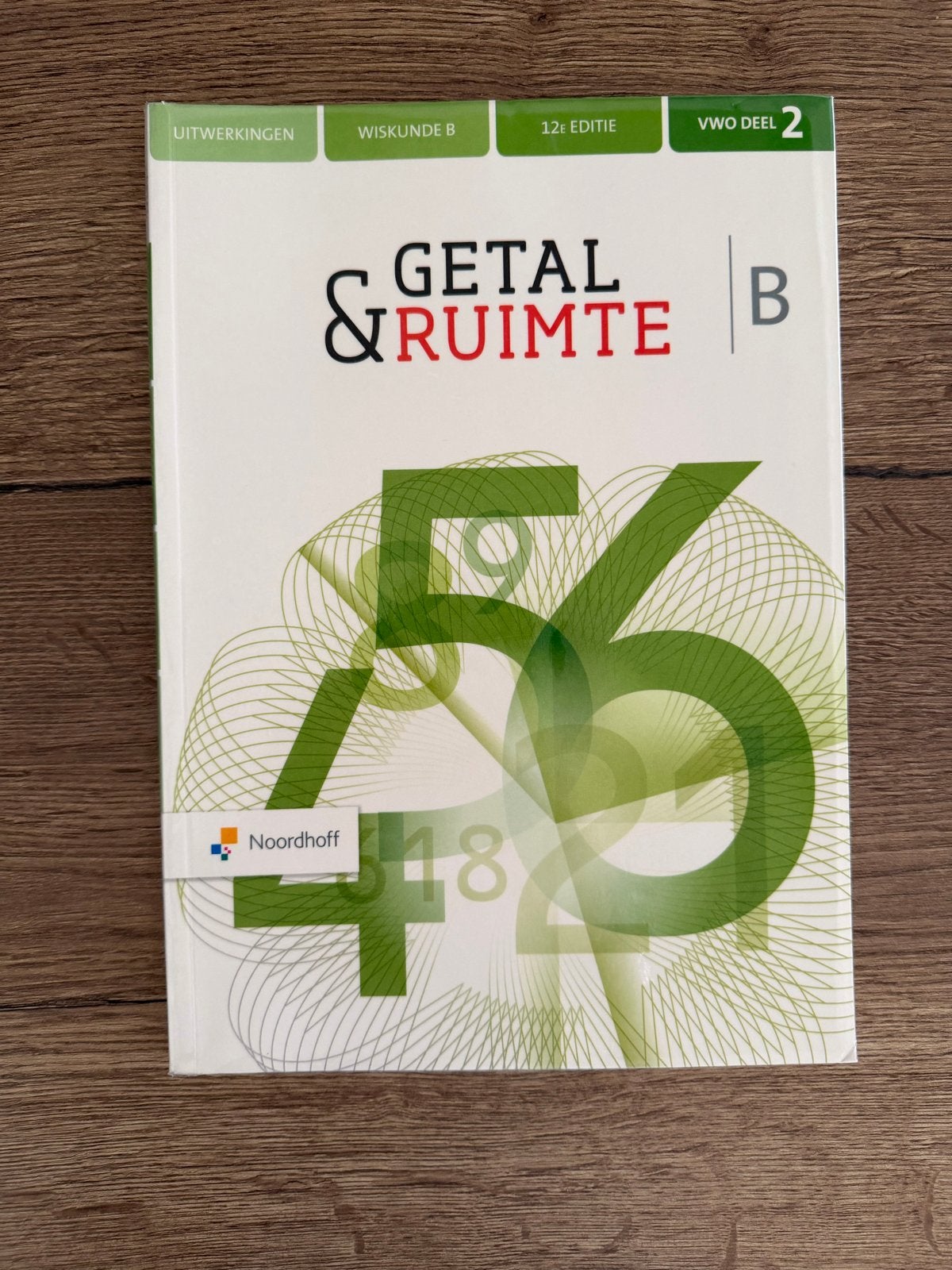Getal & Ruimte Wiskunde B VWO deel 2 - 12e editie, Boeken, Ophalen of Verzenden, Zo goed als nieuw, VWO, Wiskunde B