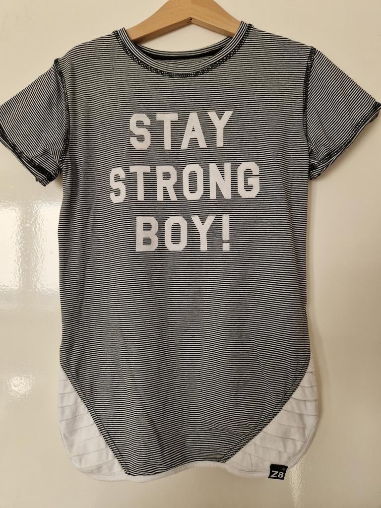 Z8 shirt maat 128 - Stay Strong Boy, Z8, Ophalen of Verzenden, Zo goed als nieuw, Shirt of Longsleeve