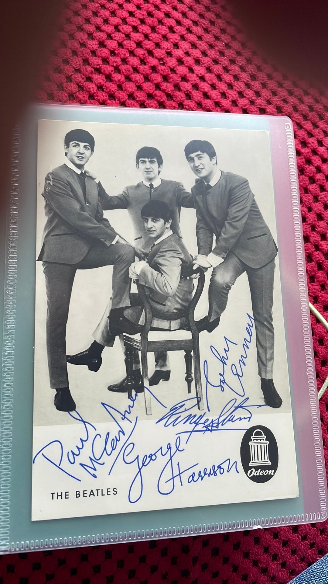 Mapje met 30 oude Beatlesansichtkaarten, Verzamelen, Ophalen of Verzenden, Foto of Kaart