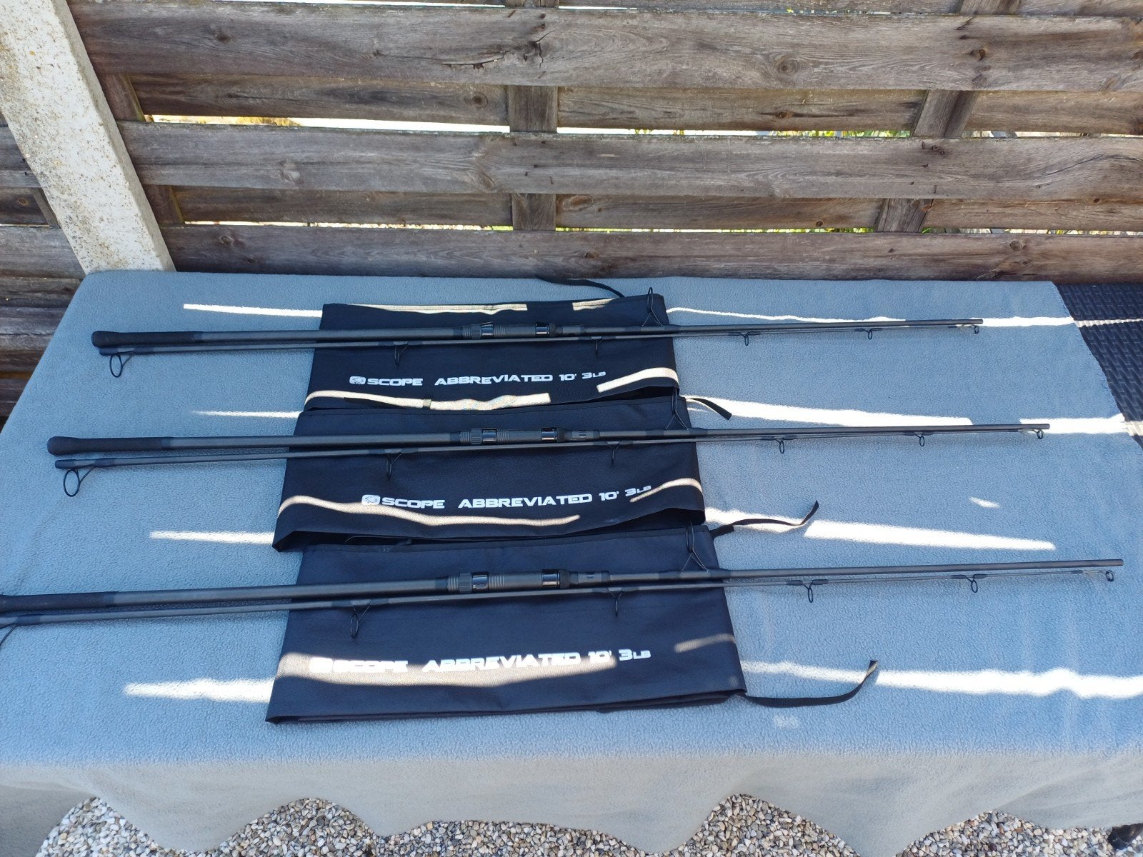 3x nash scope mk2 abreviated  10ft 3lbs + sleeve, Watersport en Boten, Hengelsport | Karpervissen, Ophalen of Verzenden