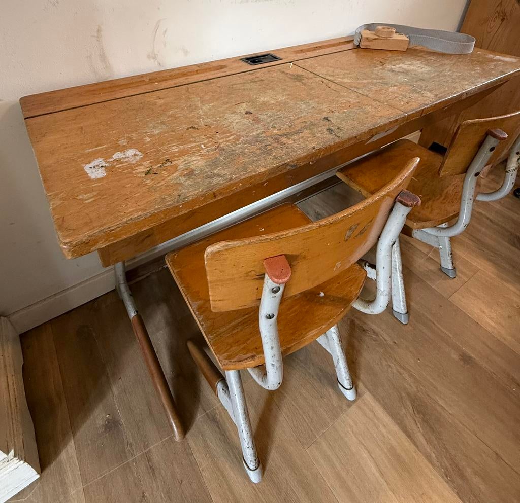 Vintage bureau set, Huis en Inrichting, Bureaus, Ophalen, Gebruikt