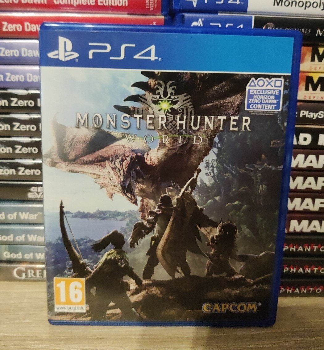 monster hunter world playstation 4, I, 1 speler, Ophalen of Verzenden, Zo goed als nieuw