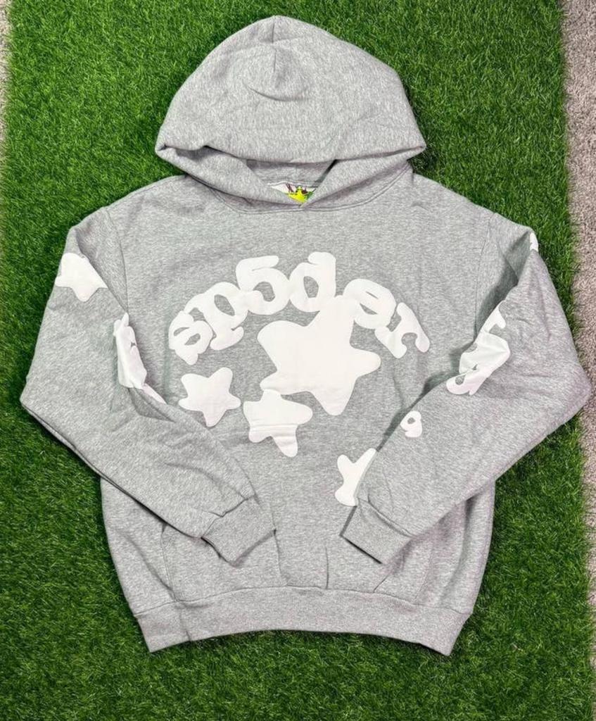 Sp5der Beluga Heather Grey Hoodie - Maten S t/m XL, Verzenden, Nieuw, Overige maten, Grijs