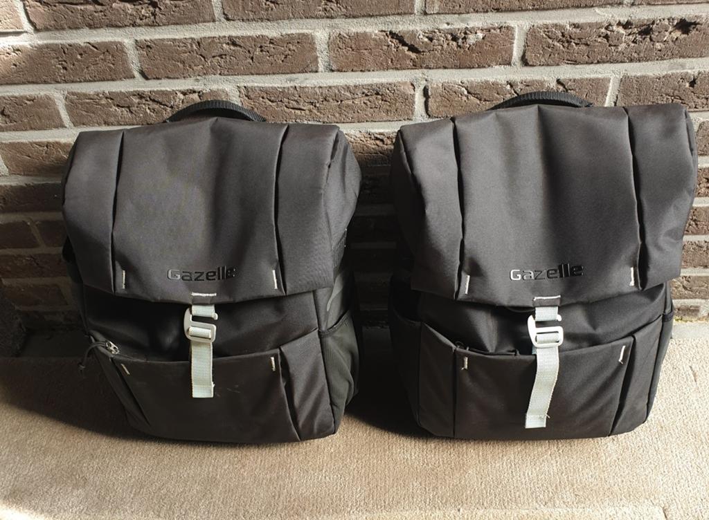 2 enkele gazelle fietstassen zwart €20.00 per stuk, Fietsen en Brommers, Fietsaccessoires | Fietstassen, Ophalen, Gebruikt