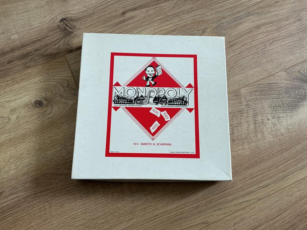 Vintage Monopoly Spel - N.V. Smeets & Schippers, Hobby en Vrije tijd, Gezelschapsspellen | Bordspellen, Gebruikt, Ophalen of Verzenden