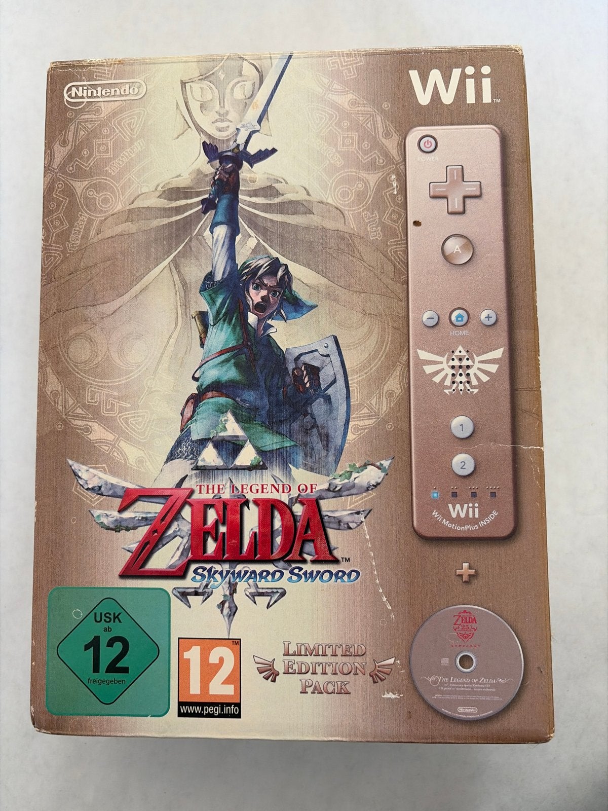 The Legend of Zelda: Skyward Sword Limited Edition Pack, Gebruikt, 1 speler, Ophalen of Verzenden, Role Playing Game (Rpg)