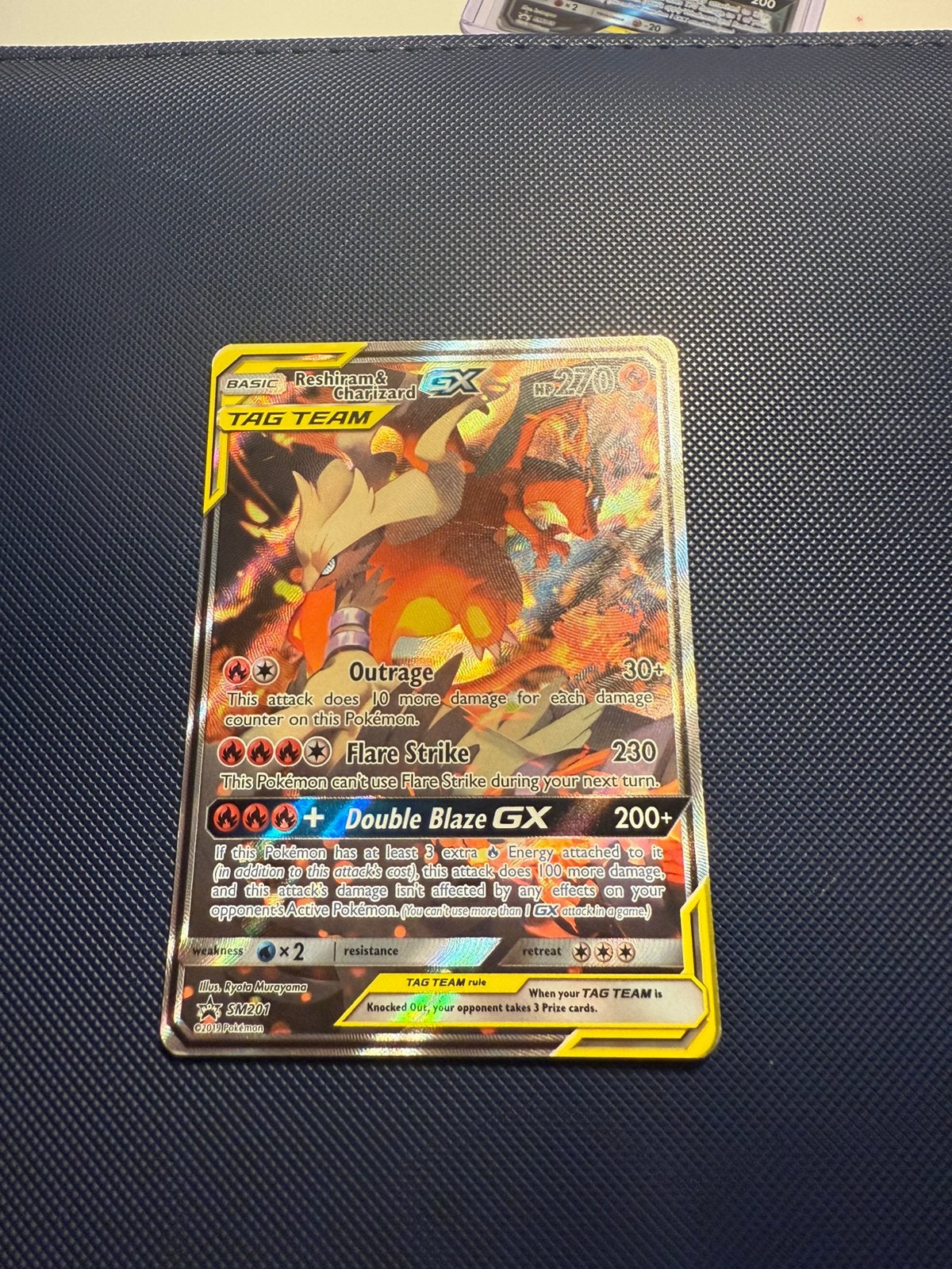 Reshiram & Charizard GX Promo, Ophalen of Verzenden, Zo goed als nieuw