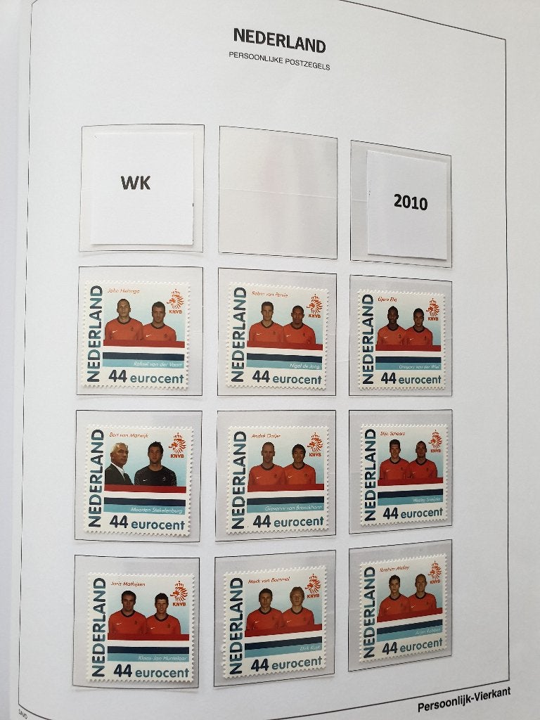 Nederland Complete Serie: Nederlands Elftal WK 2010, Ophalen of Verzenden, Na 1940, Postfris