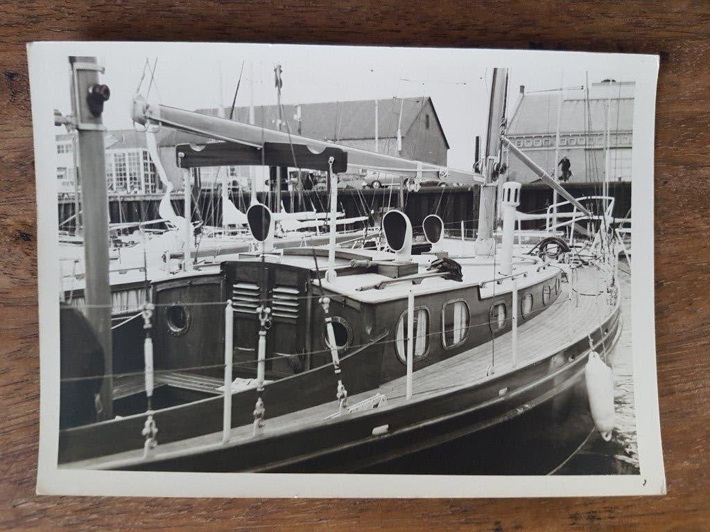 Fotokaart Haven van Breskens Boot schip, Ophalen of Verzenden, 1960 tot 1980, Ongelopen, Zeeland