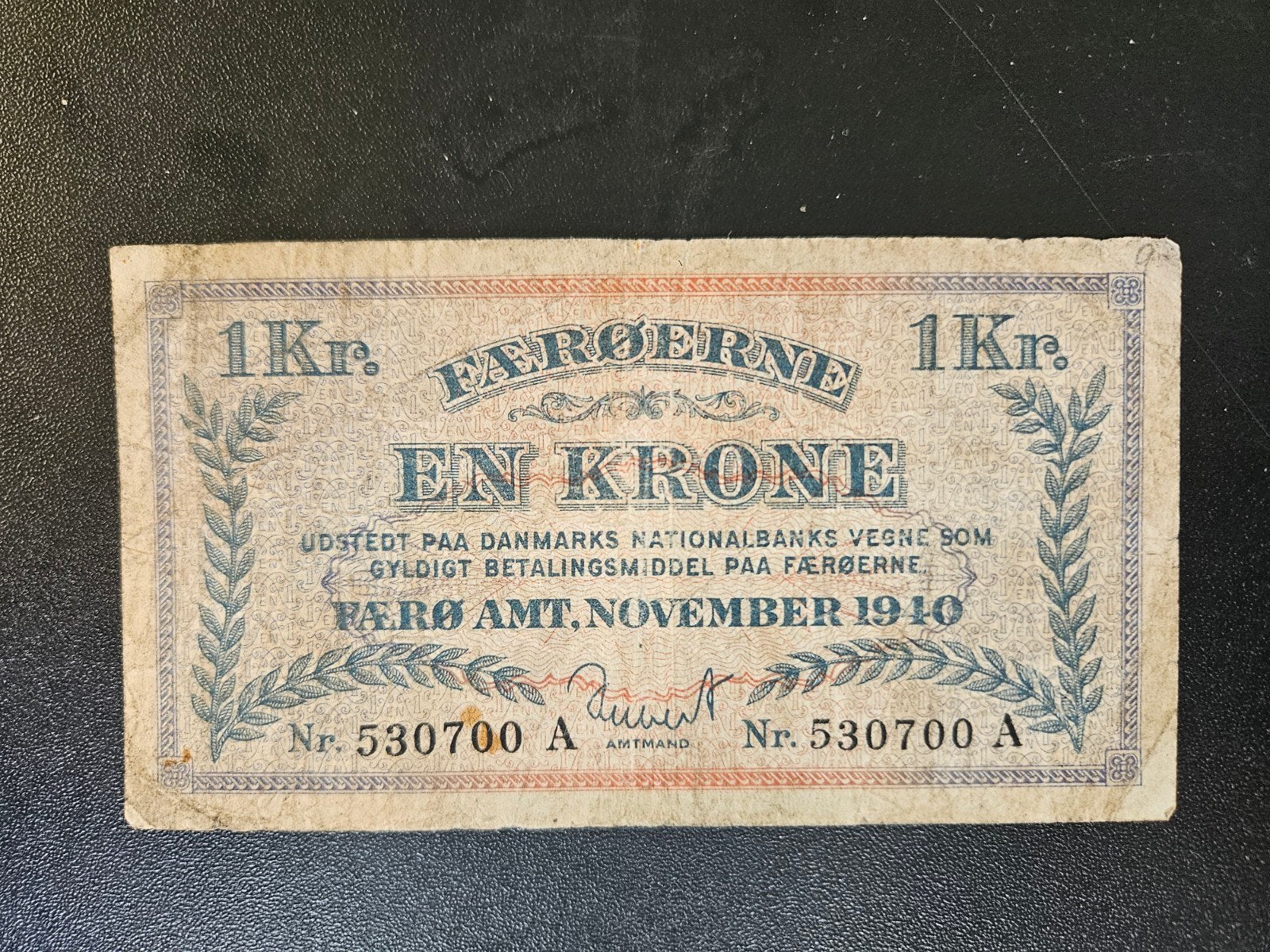Faeröer Eilanden pick 9 1940       2, Verzenden, Overige landen, Los biljet