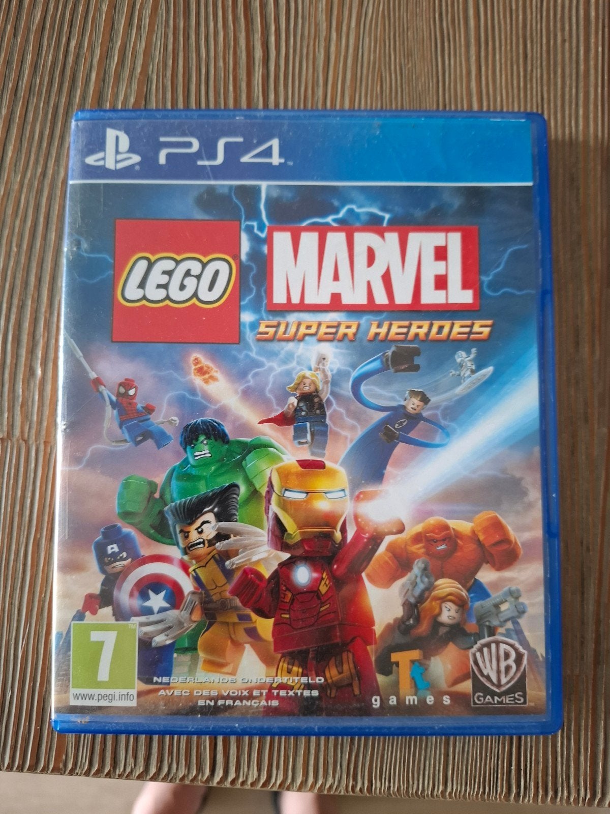 LEGO Marvel Super Heroes PS4 - Avontuurlijk bouwplezier!, Avontuur en Actie, Gebruikt, 2 spelers, Eén computer