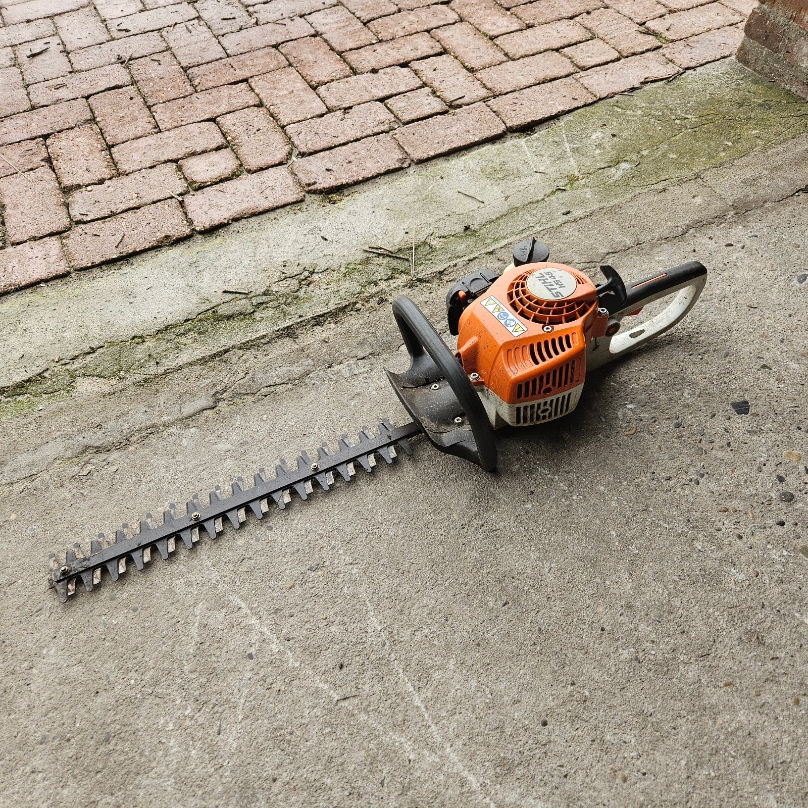 Stihl HS45 heggenschaar, Tuin en Terras, Ophalen of Verzenden, Gebruikt, Benzine