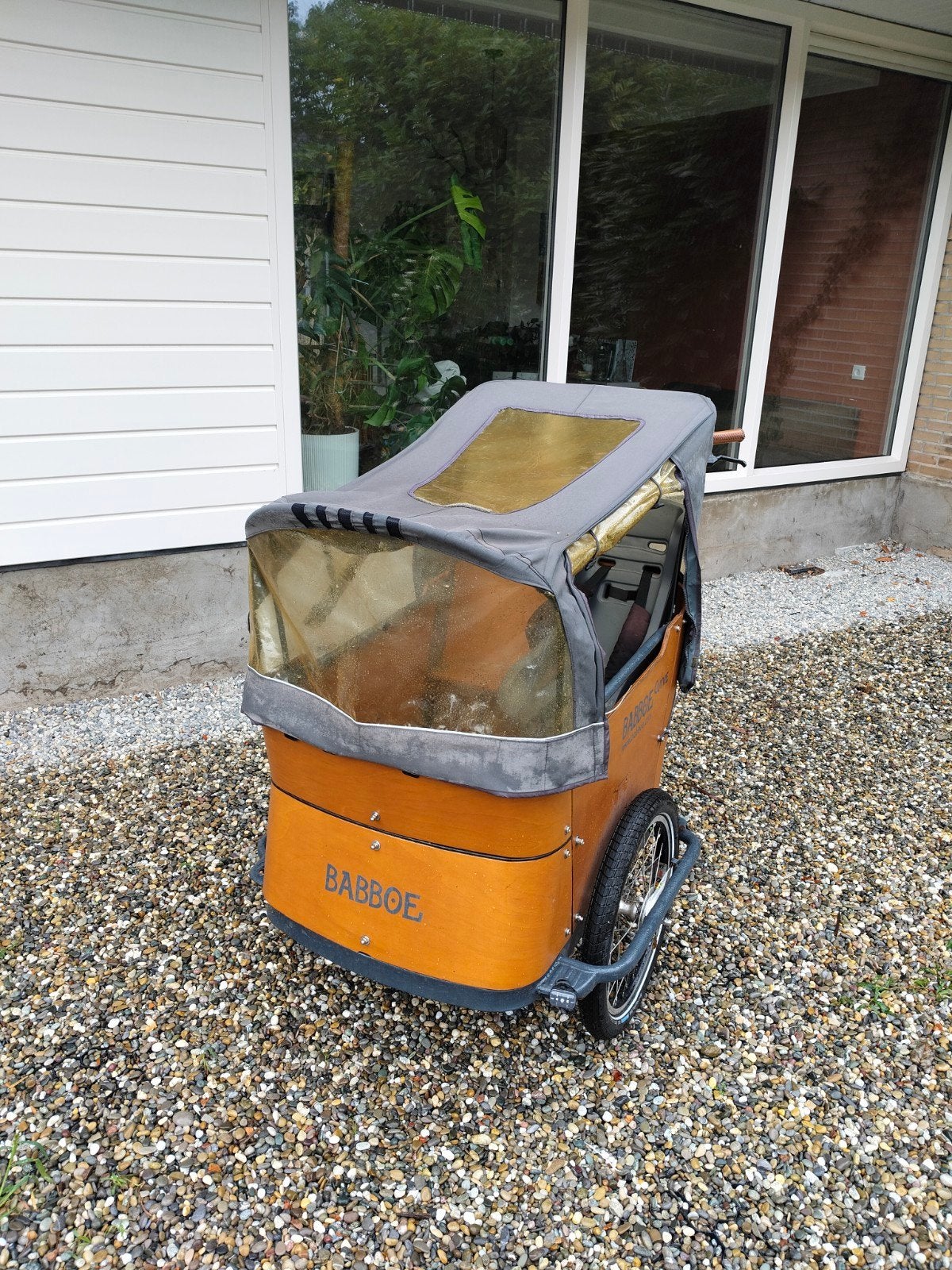 Babboe Curve E bakfiets - goedgekeurd - net groot onderhoud, Fietsen en Brommers, Ophalen, 4 kinderen of meer, Huif, Zo goed als nieuw