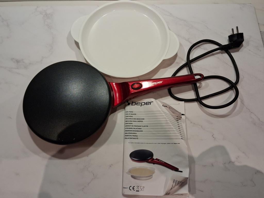 Beper Crêpe Maker - Compact en Handig, Ophalen of Verzenden, Nieuw