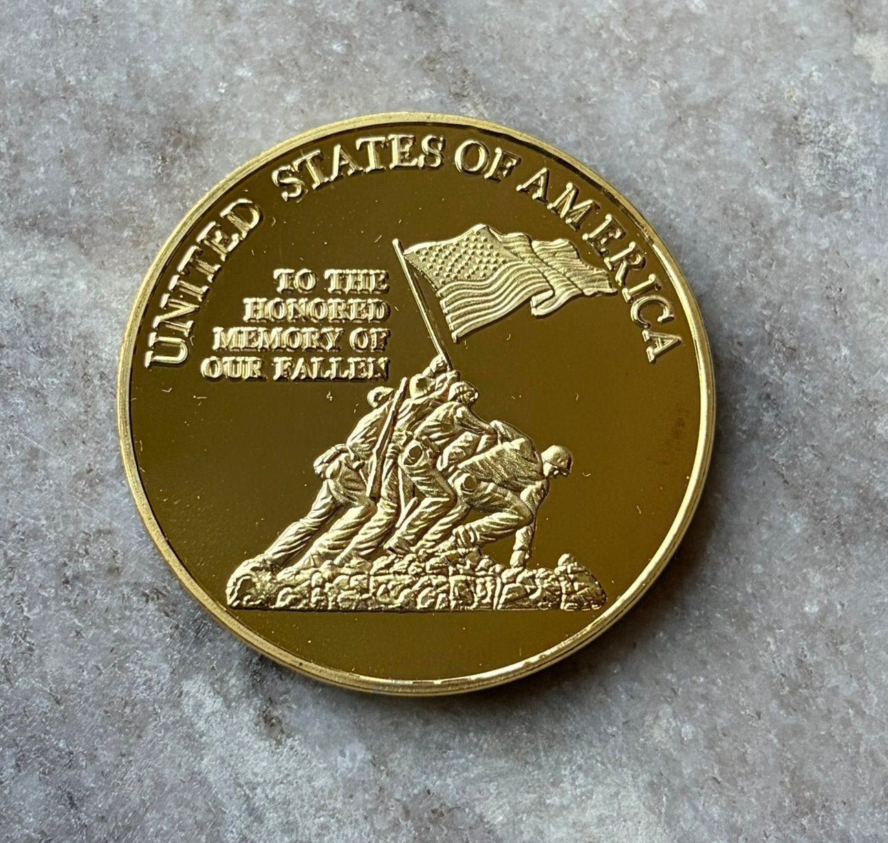 US Marine Corps coin, Ophalen of Verzenden, Marine, Amerika, Embleem of Badge