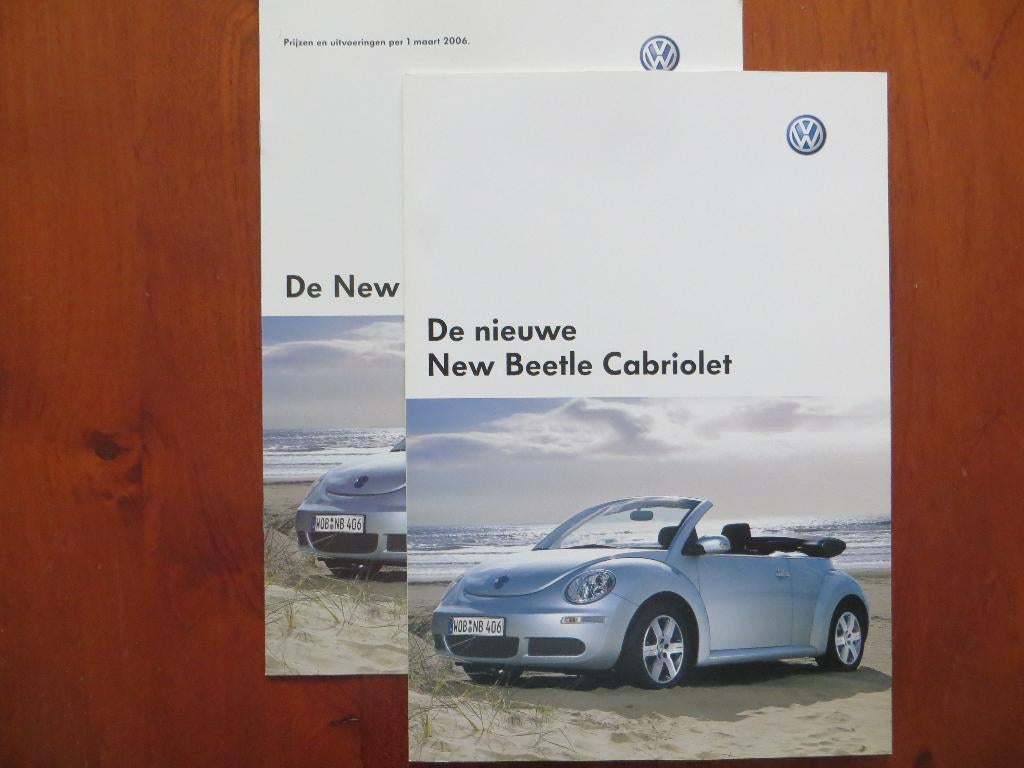 Volkswagen Beetle Cabriolet (sept. 2005) + bijlage, Ophalen of Verzenden, Nieuw, Volkswagen