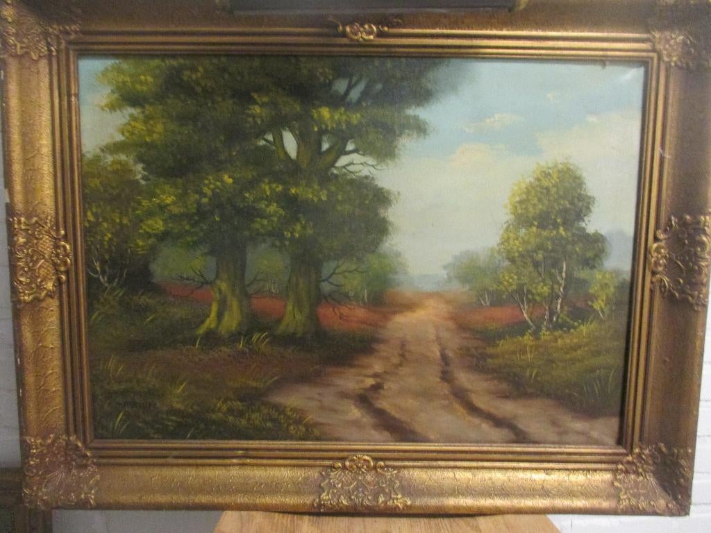 Schilderij nostalgisch Brabant, Ophalen