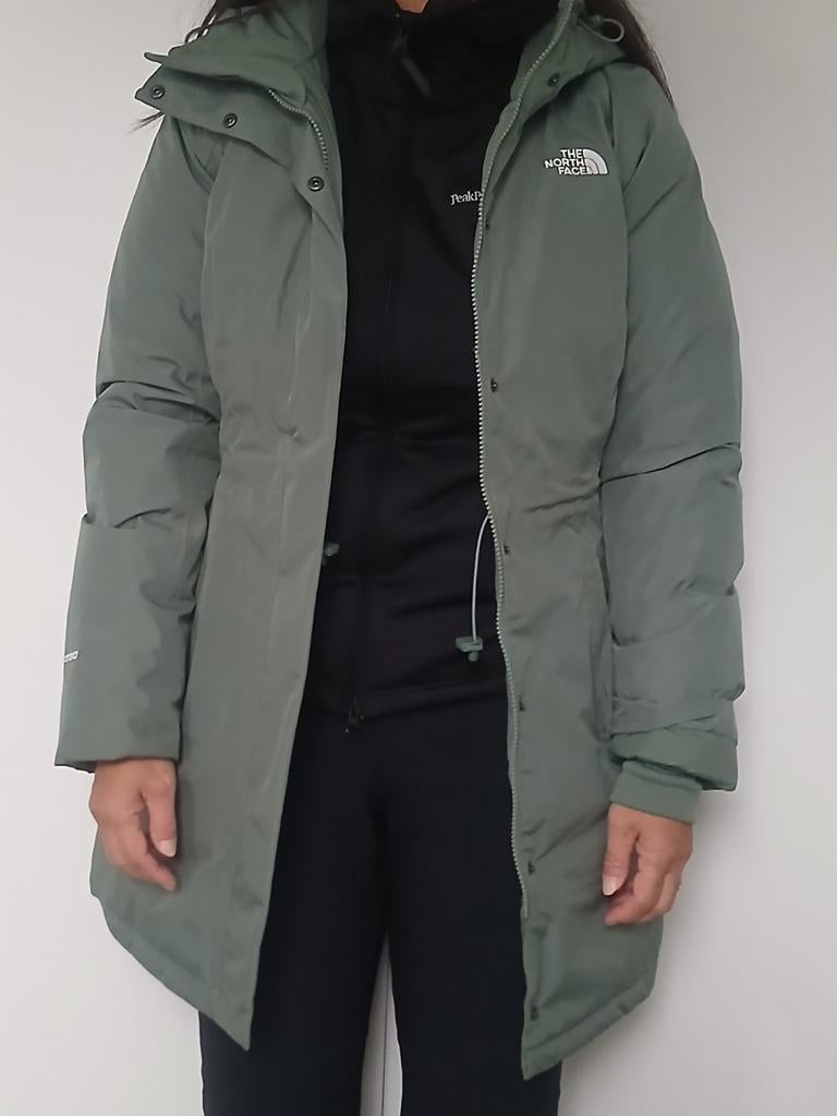 The North Face Dames Winterjas - Olijfgroen maat S, Maat 38/40 (M), Ophalen of Verzenden, Zo goed als nieuw, The North Face