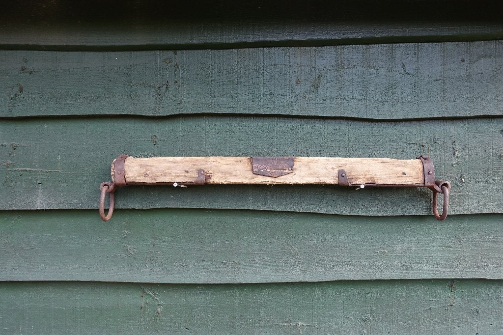 Origineel houten ossenjuk, lengte 110 cm, KIJK NU!, Antiek en Kunst, Curiosa en Brocante, Ophalen
