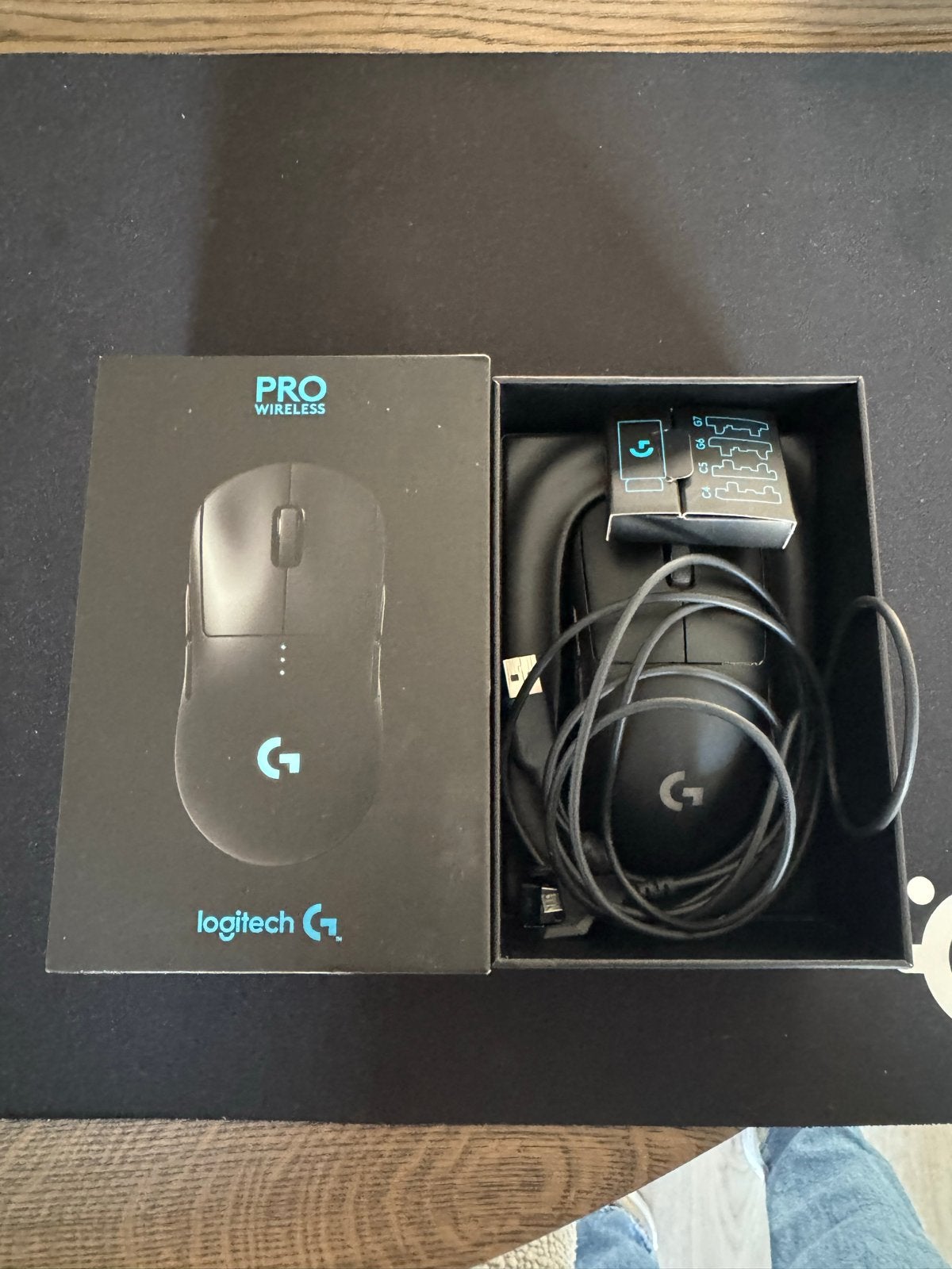 Logitech G Pro Wireless Gaming Muis - Zo goed als nieuw, Computers en Software, Muis, Ergonomisch, Linkshandig, Ophalen of Verzenden