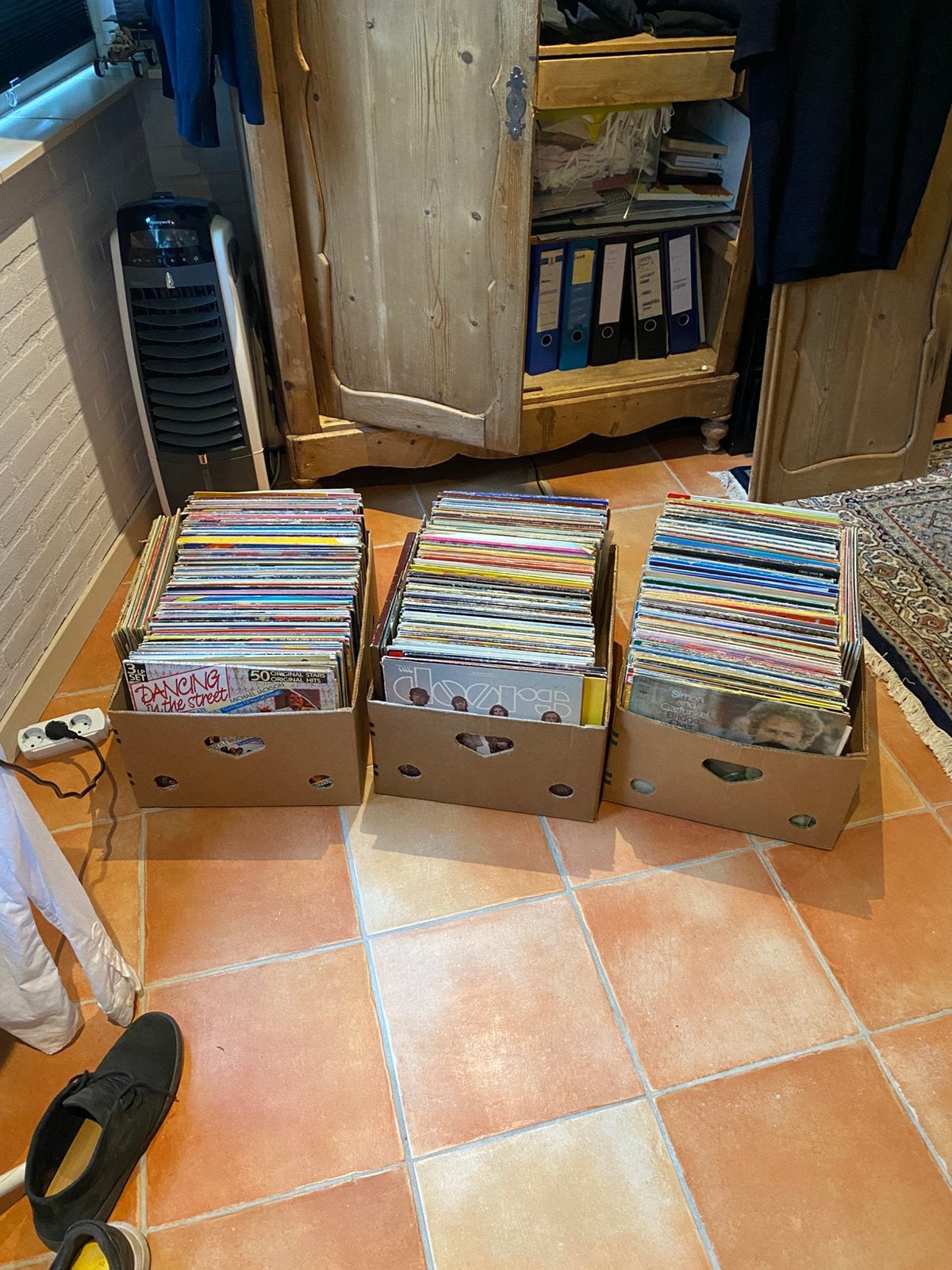 Ruim 400 lp’s drie dozen vol ophalen, Ophalen, Zo goed als nieuw, Overige formaten