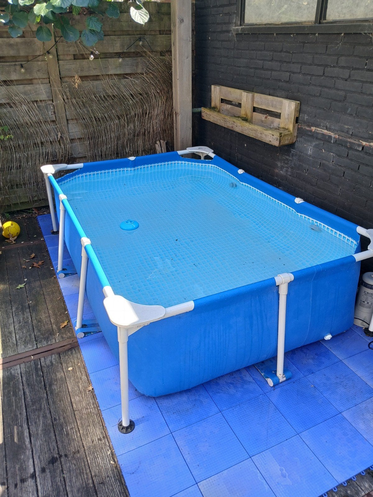 Intex metal frame zwembad, rechthoek, 2.20mx1.50mx60cm, Ophalen, Gebruikt, Minder dan 80 cm, Minder dan 200 cm