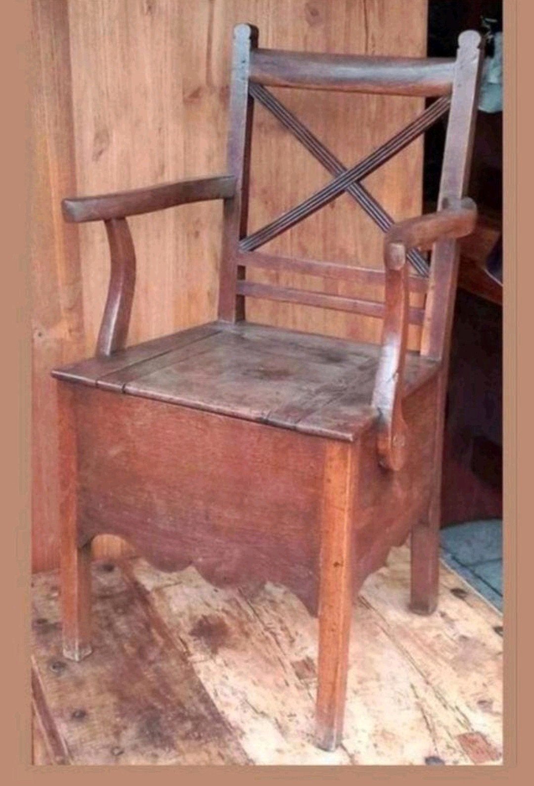 Antieke Po Stoel - Uniek Verzamelobject, Antiek en Kunst, Ophalen