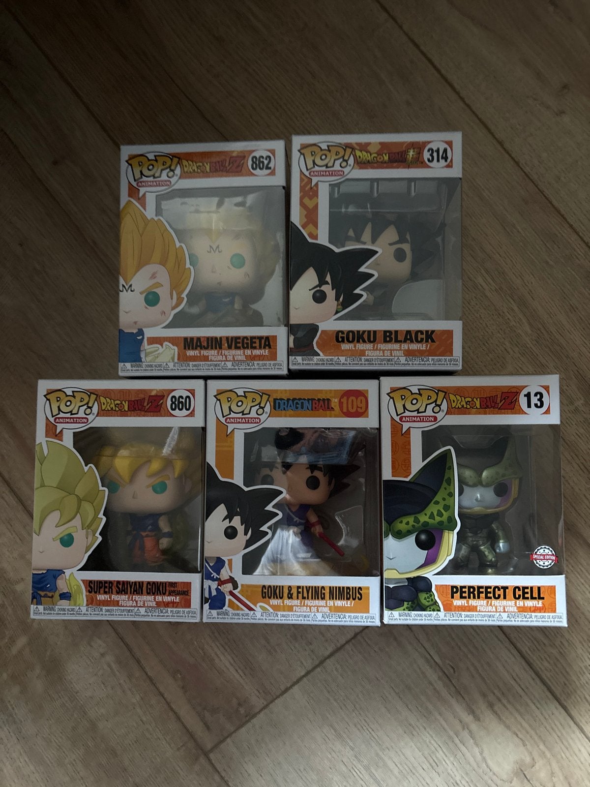Dragon Ball Z Funko Pop! Collectie (5 stuks), Kinderen en Baby's, Ophalen of Verzenden, Zo goed als nieuw