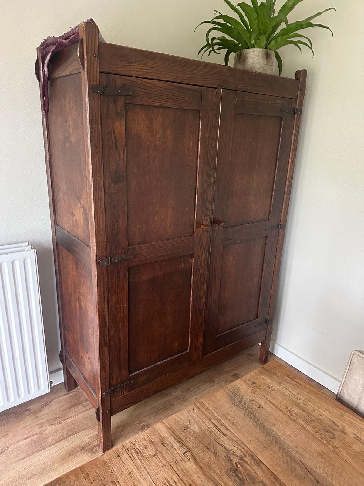 Houten kast, Huis en Inrichting, Kasten | Buffetkasten, Gebruikt, 150 tot 200 cm, 50 tot 75 cm, Ophalen