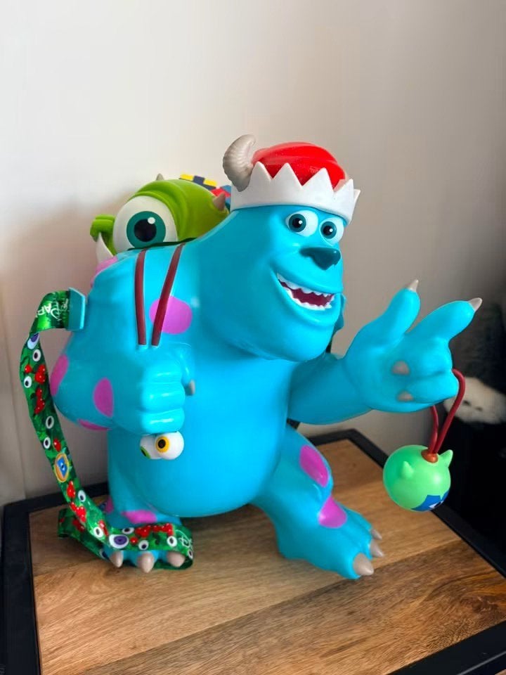 Disney parks usa sully monster inc popcorn bucket, Ophalen of Verzenden, Overige figuren, Zo goed als nieuw, Beeldje of Figuurtje