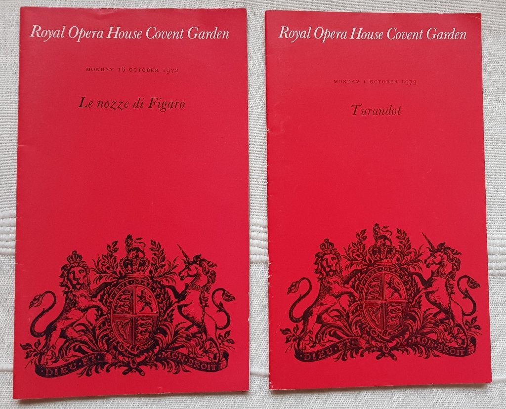 7 programmaboekjes opera’s ROH Covent Garden 1969-1980, Ophalen of Verzenden, Gelezen, Artiest