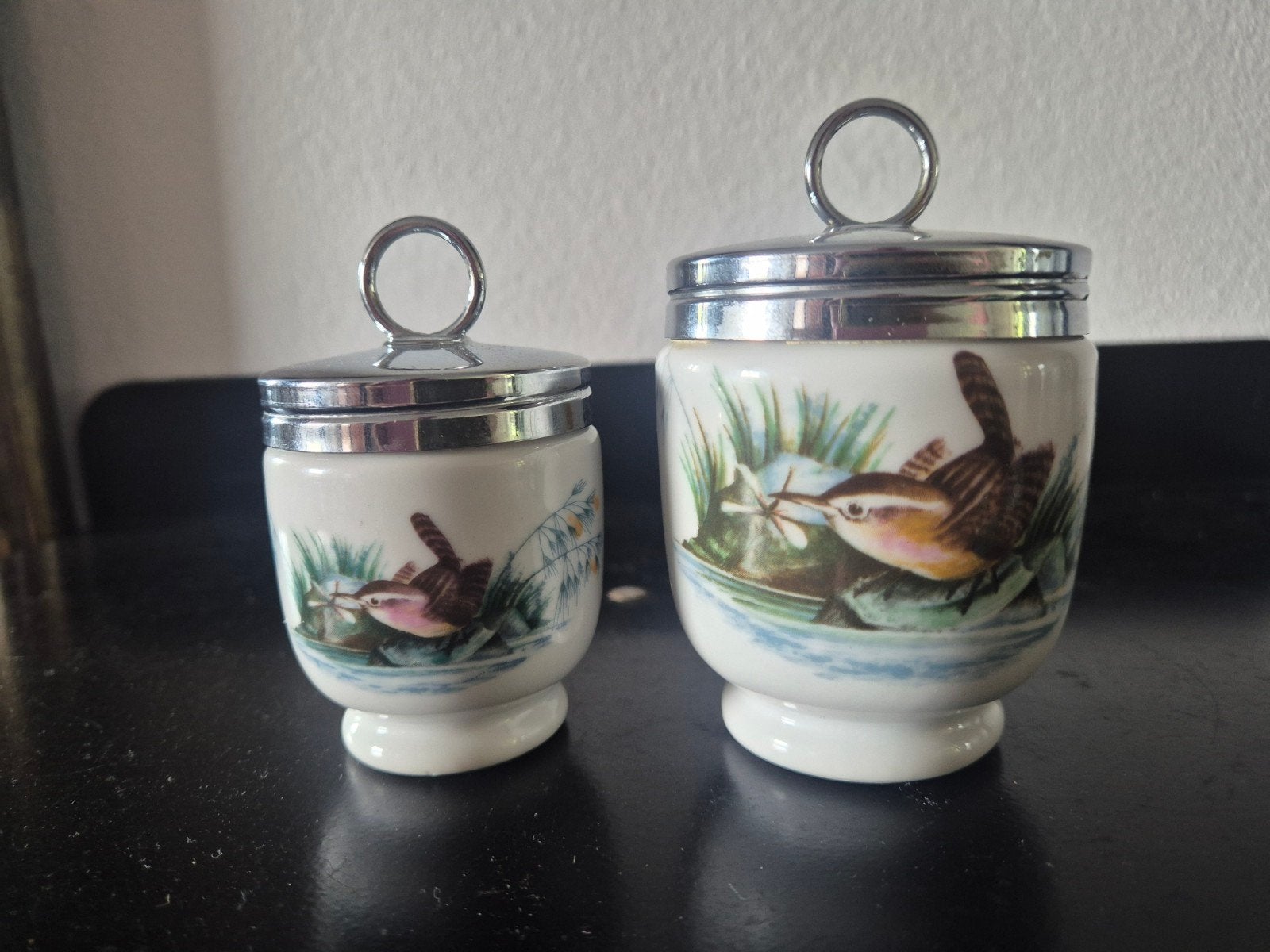 Eggcodler Royal Worchester porselein, Ophalen of Verzenden, Zo goed als nieuw, Porselein, Kop en/of schotel