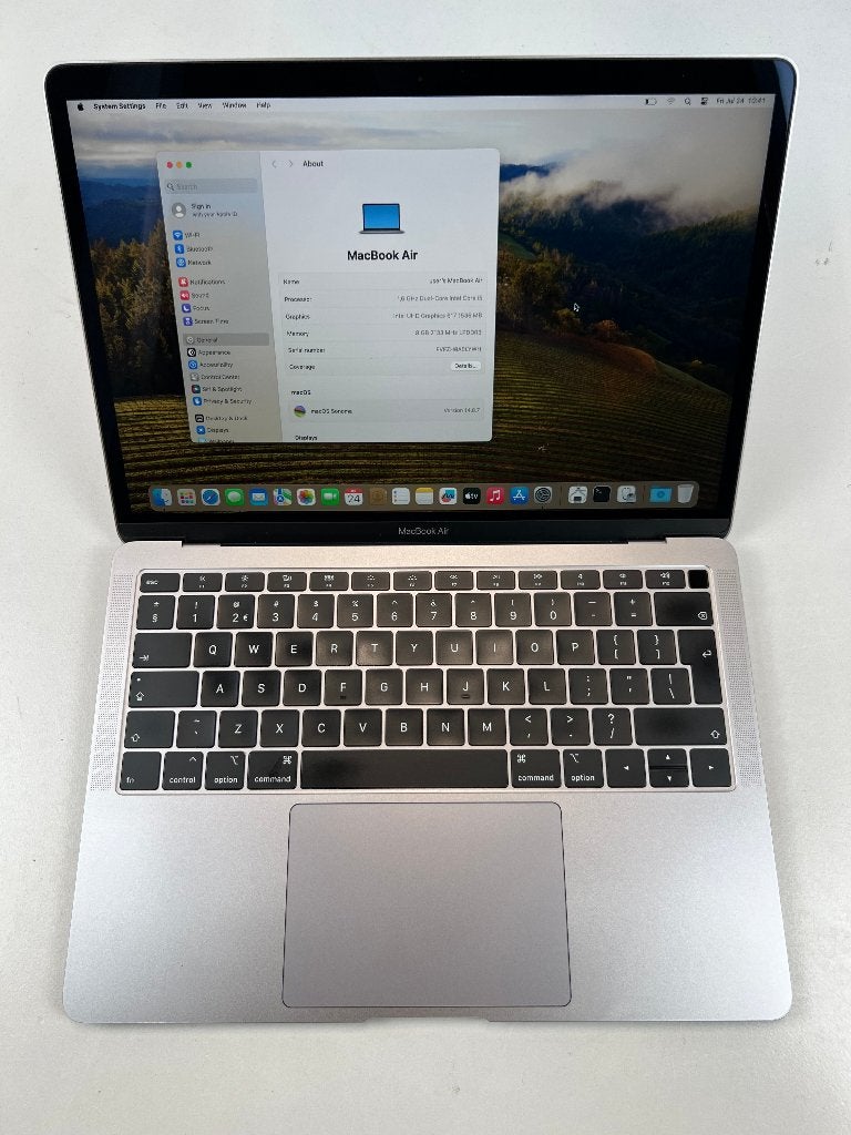 MacBook Air 13 Retina 2019 A1932 - i5 - 8GB - 256GB SSD, 256 GB, Qwerty, 8 GB, 13 inch