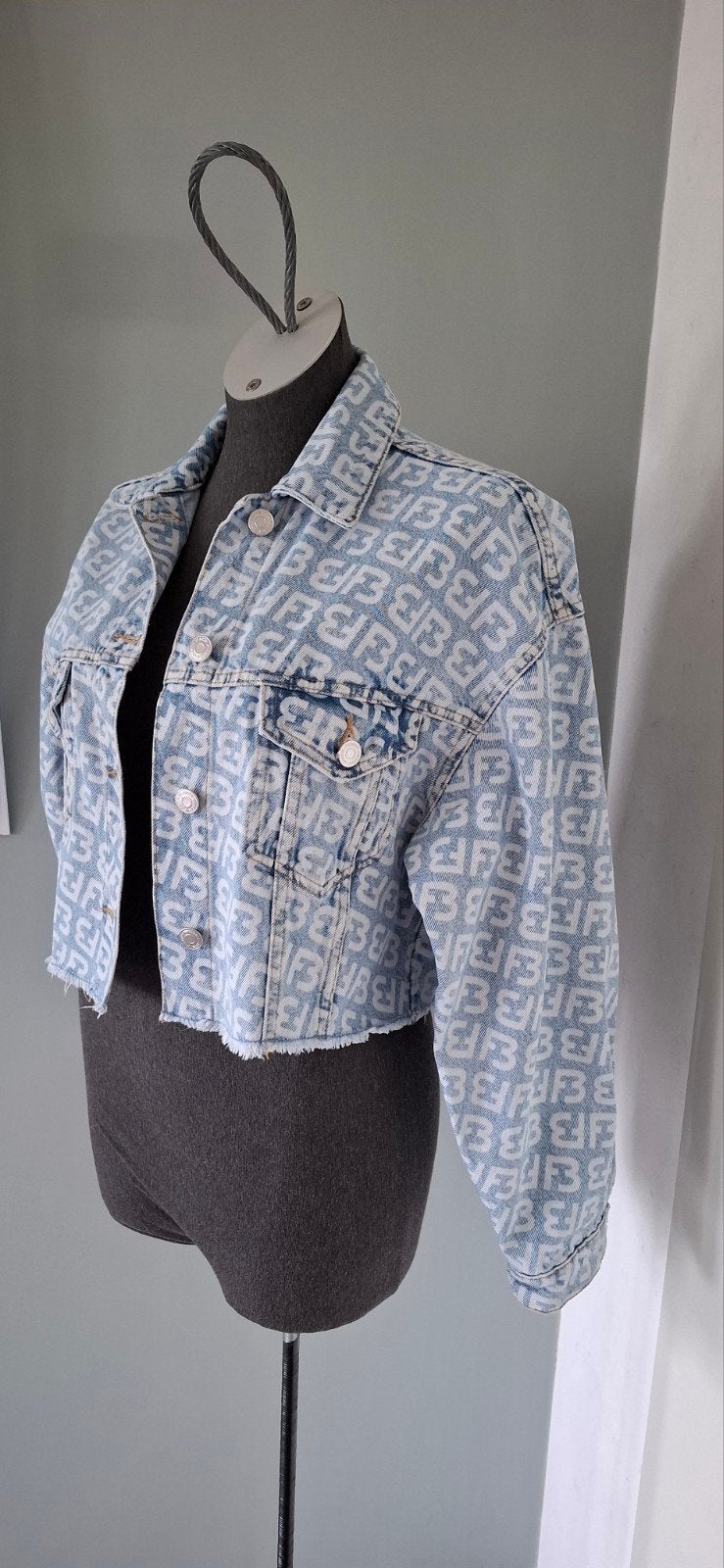 FB Sister denim jas spijkerjas jeansjas maat 34 36 zgan, Kleding | Dames, Jassen | Zomer, Blauw, Ophalen of Verzenden, Zo goed als nieuw