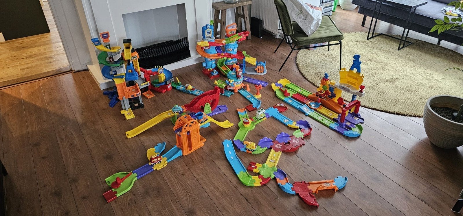 VTech Toet Toet Auto's speelset 4 stuks, Ophalen, Zo goed als nieuw