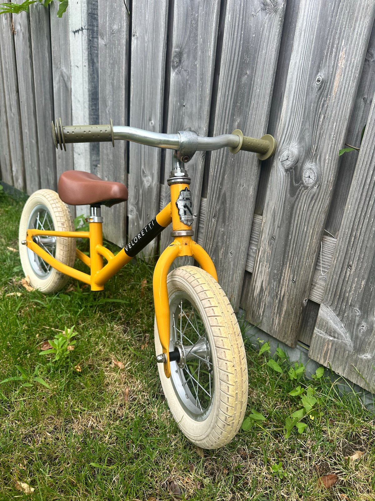 Veloretti Mini Loopfiets/Tricycle - Geel, Ophalen, Gebruikt, Minder dan 16 inch