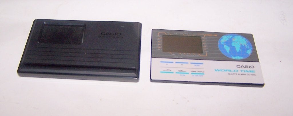 Vintage zeldzame  Casio World Time Quartz Alarm CQ-100U., Ophalen of Verzenden, Overige typen