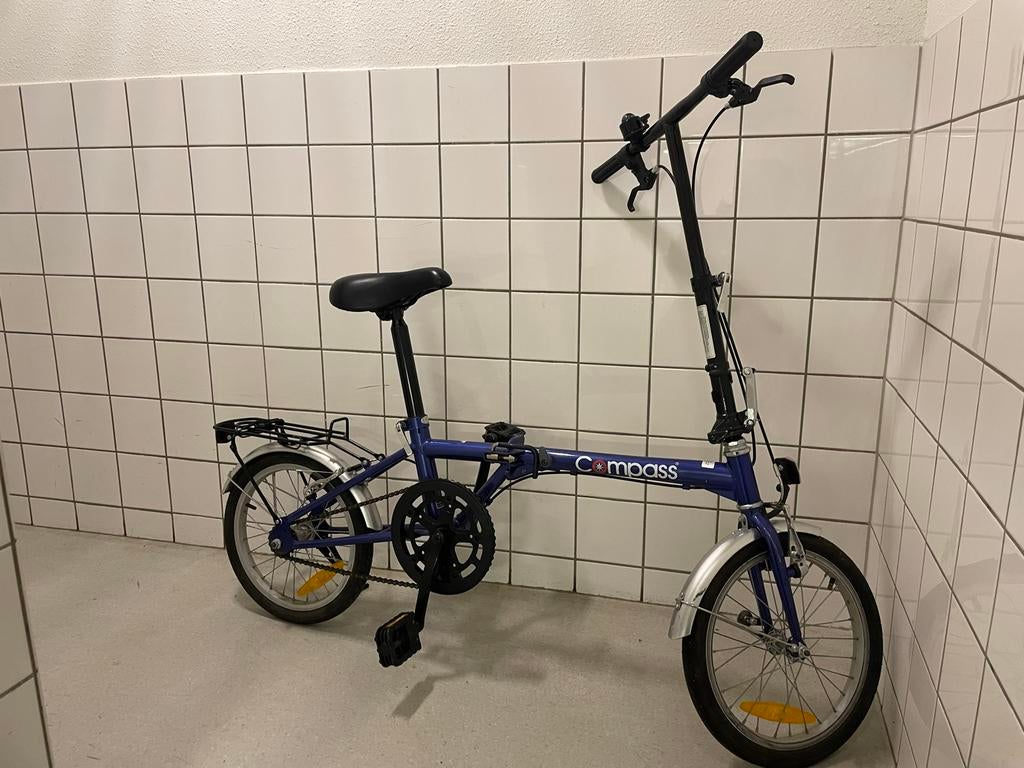 Compass vouwfiets - Compact en handig, Fietsen en Brommers, Fietsen | Vouwfietsen, Gebruikt, Versnellingen, Dames, Ophalen