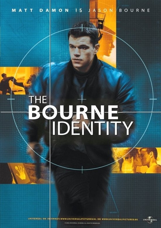 The Bourne Identity : Film Poster, Ophalen, Zo goed als nieuw, Deurposter of groter, Film en Tv