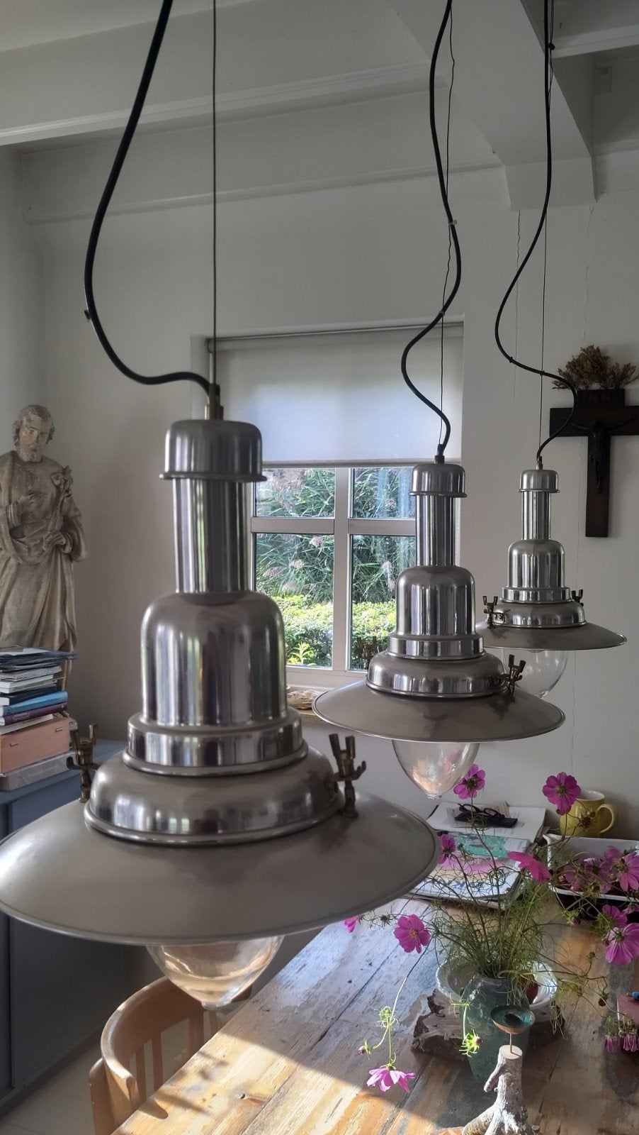 Ikea lampen vintage, Ophalen of Verzenden, Gebruikt, Glas, Scheepslamp