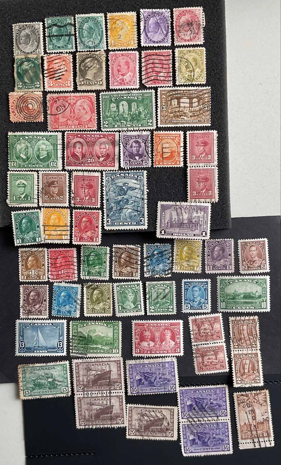 CANADA. Collectie Canadese Oude postzegels -, Postzegels en Munten, Ophalen of Verzenden, Gestempeld