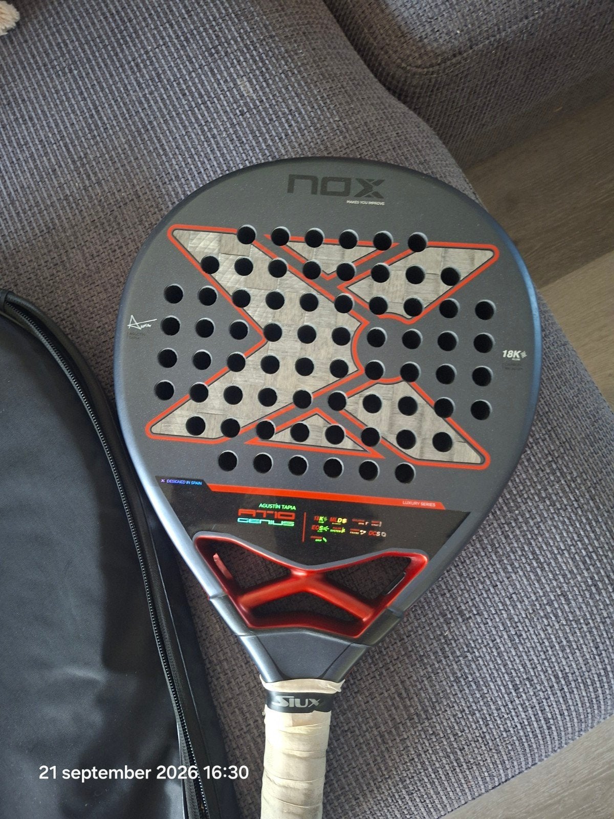 Nox AT10 Genius Padelracket - gebruikt maar nog goed, Sport en Fitness, Ophalen of Verzenden