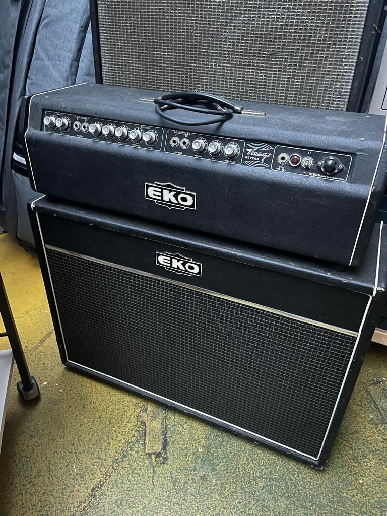 Eko Viscount Reverb 1965 buizenversterker - Geserviced, Ophalen, Gebruikt, Gitaar, Minder dan 50 watt