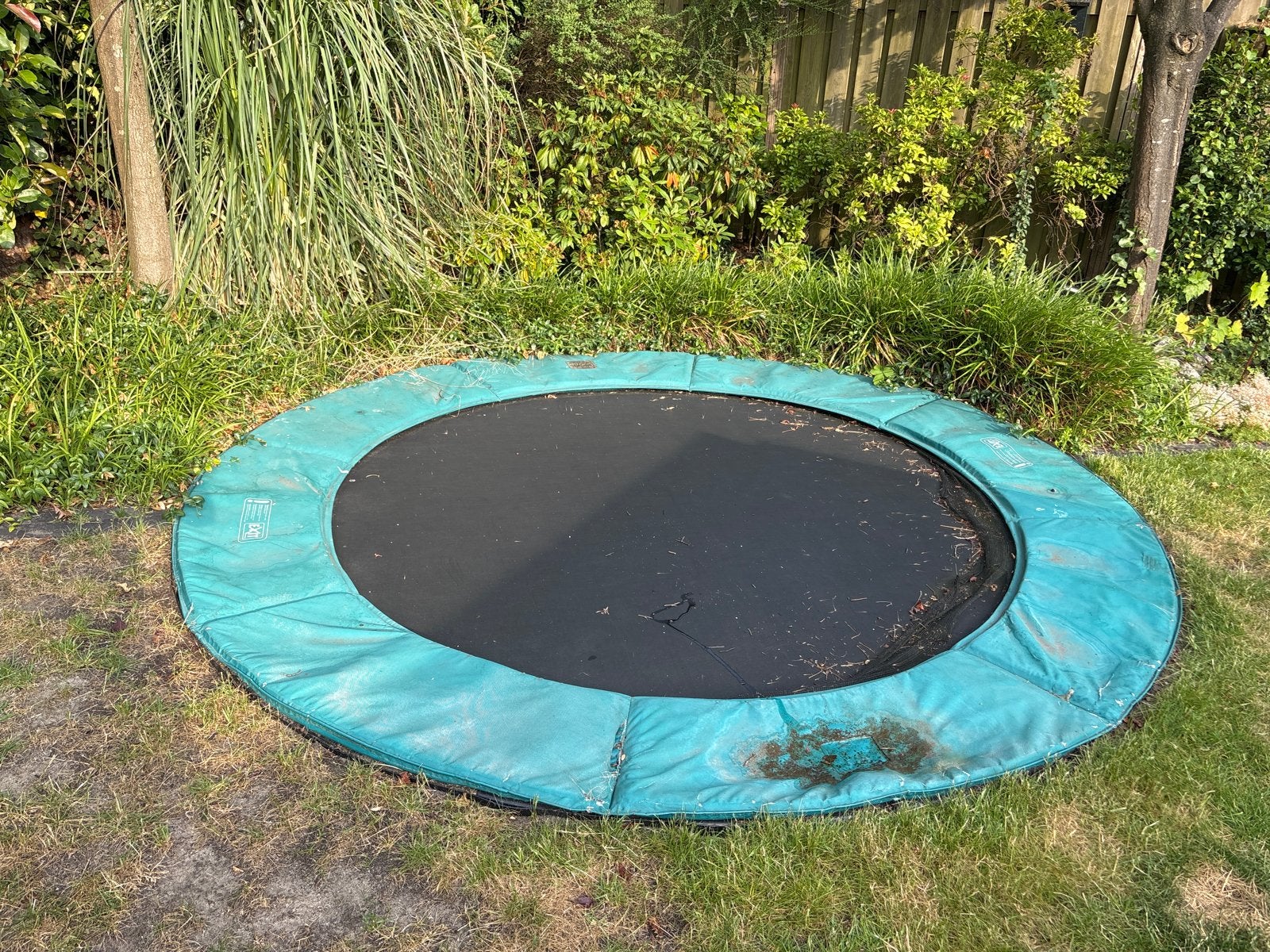 Exit Supreme Inground Trampoline 305 cm - Gebruikt, Ophalen, Gebruikt