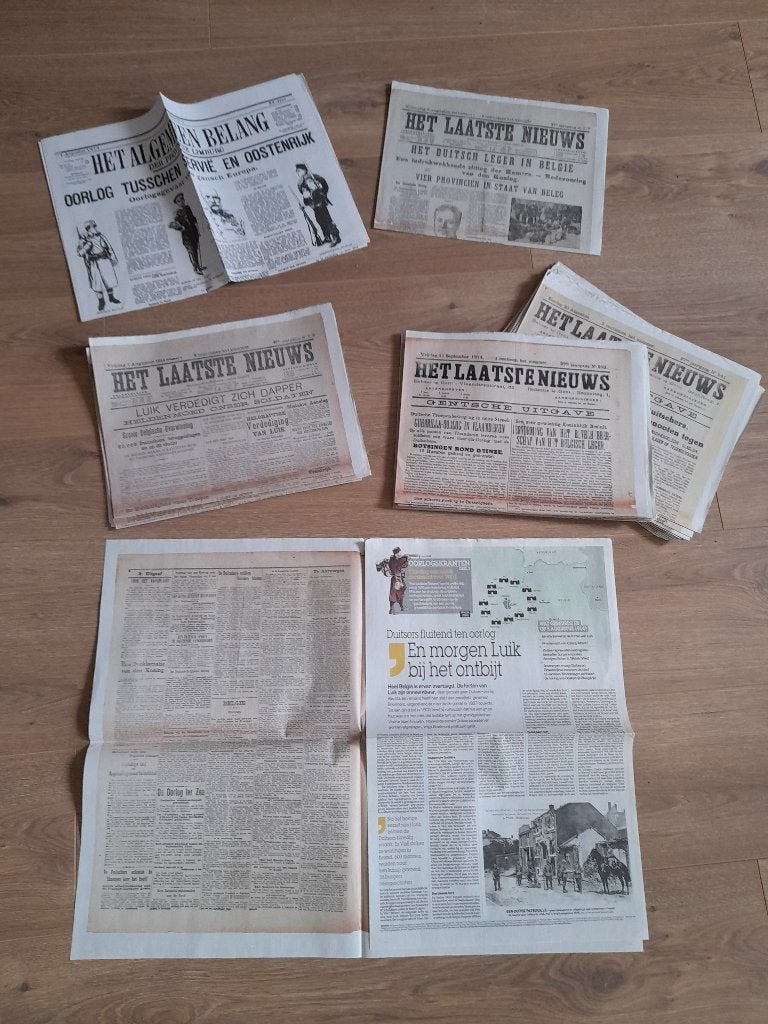 Oorlogskranten WOI, Ophalen of Verzenden, Voor 1940, Nieuw, Overige onderwerpen