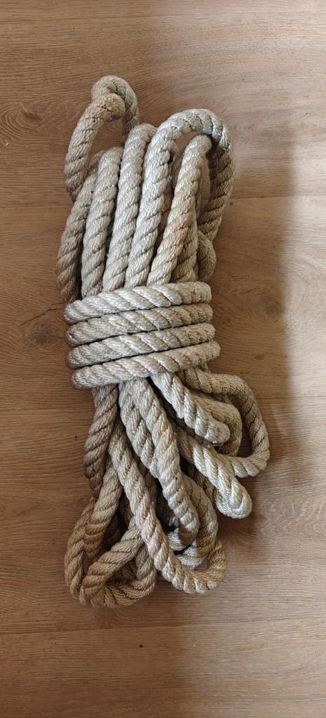 Landvast 12m x 15mm - Zo goed als nieuw, Watersport en Boten, Ophalen of Verzenden, Zo goed als nieuw, Lijn of Blok