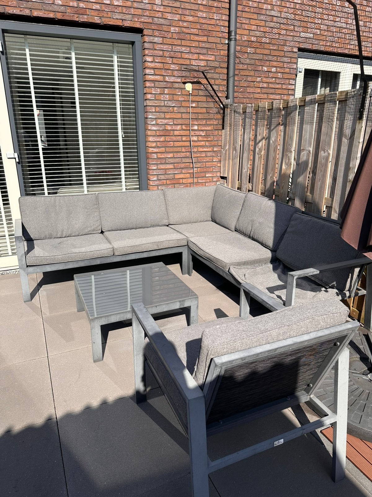 Lounge Tuinset, Tuin en Terras, Tuinsets en Loungesets, Zo goed als nieuw, Ophalen